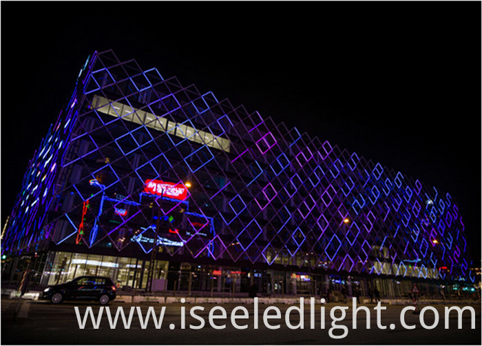 DMX RGB digital tube facade lighting